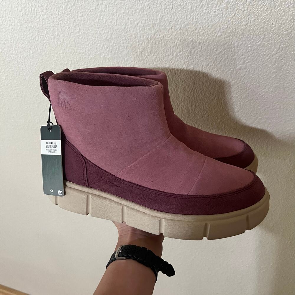 SOREL Explorer III Slip-On Waterproof Boots in Maeve NEW EU39